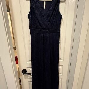 Torrid Shimmery Midnight Blue Jumpsuit